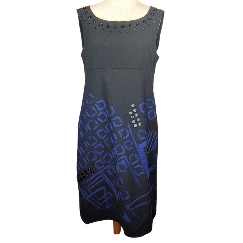 DKNY Black Sleeveless Cocktail Dress Size 10